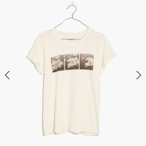Madewell cloud graphic soft fade cotton tee